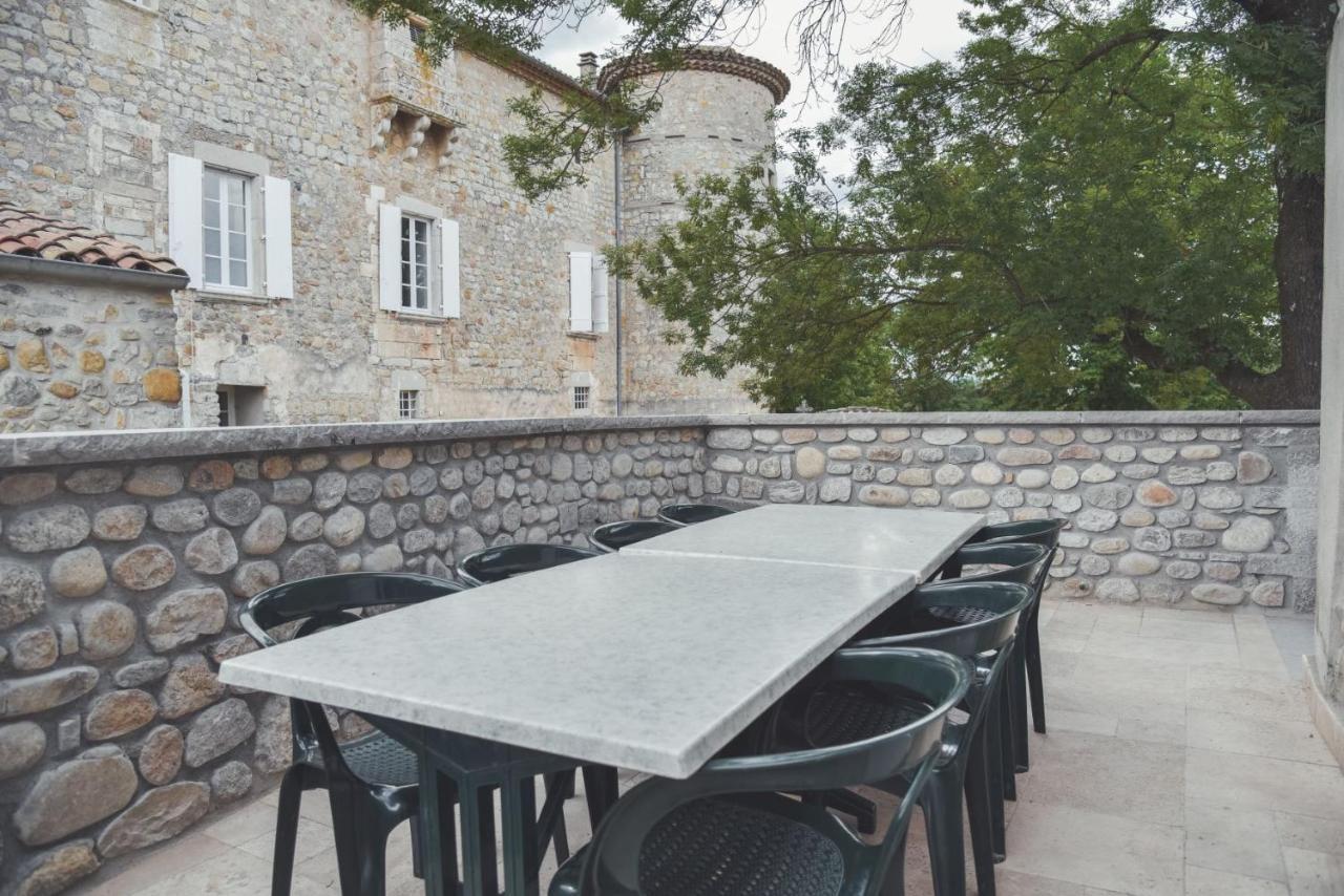 Chateau De Chaussy Ruoms Exteriér fotografie