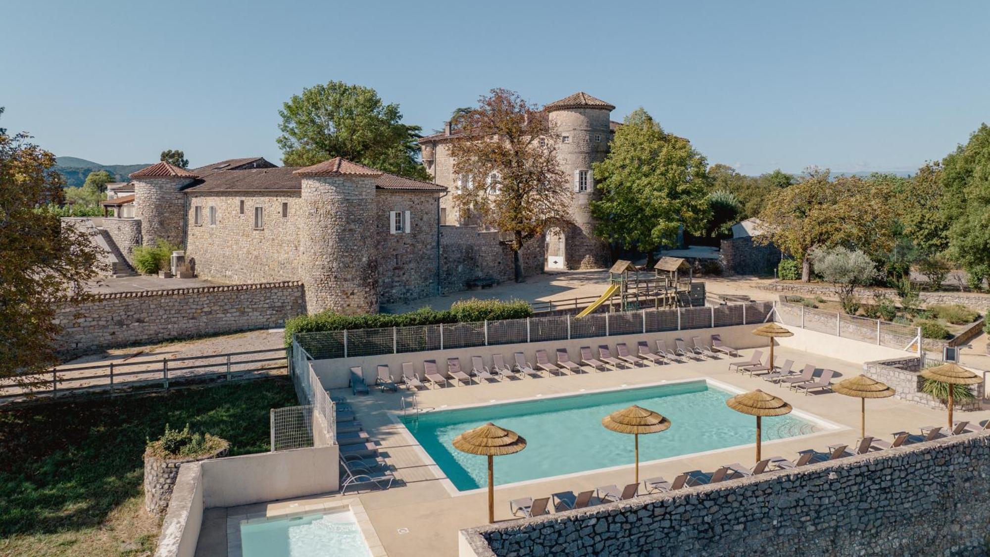 Chateau De Chaussy Ruoms Exteriér fotografie